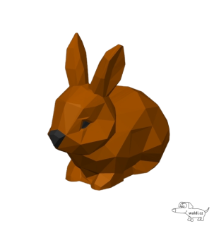 zajíc low poly nanomagnet